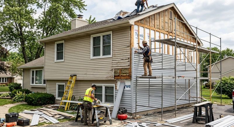 Damaged Siding Replacement in Kaufman, TX