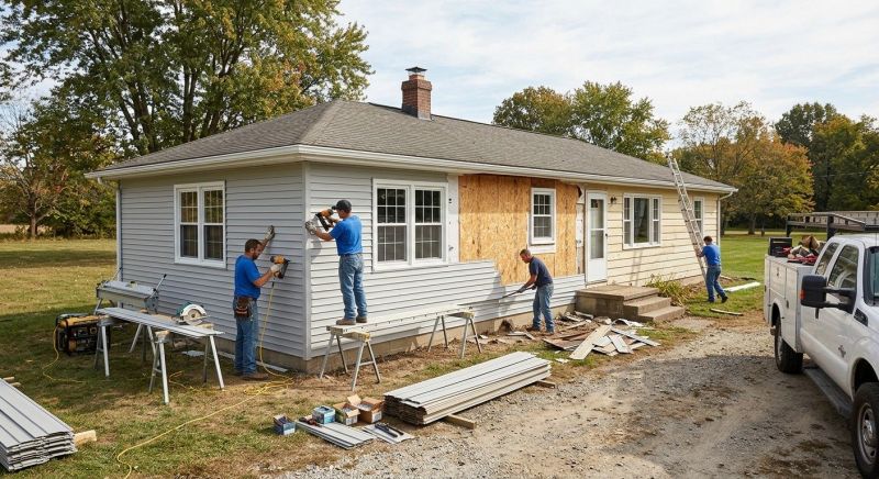 House Siding Replacement in Kaufman, TX