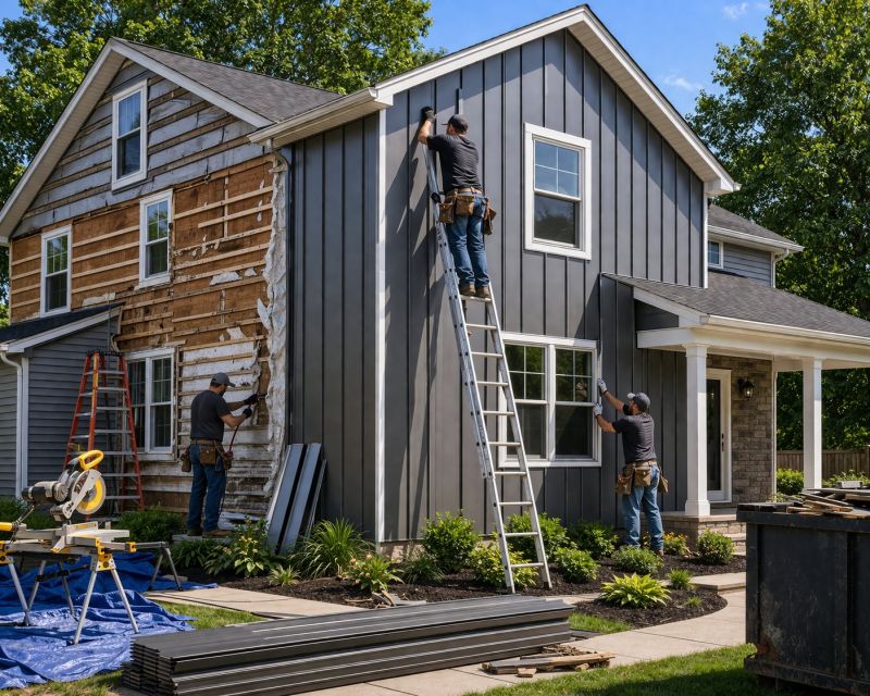 House Siding Replacement in Kaufman, TX