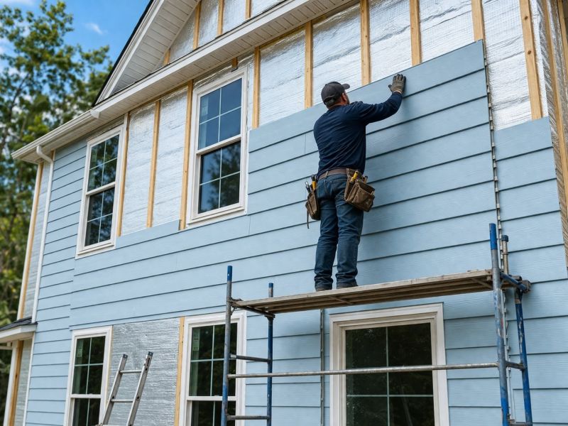 Insulated Siding Installation in Ennis, TX