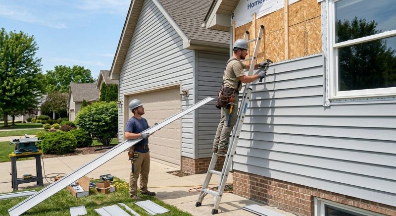 Vinyl Siding Installation in Palmer, TX